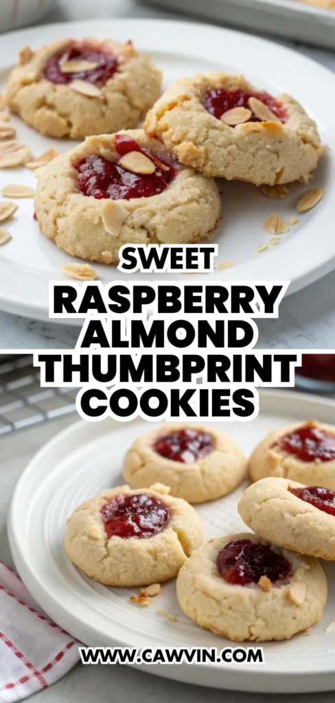 Sweet Raspberry Almond Thumbprint Cookies 1000x2100 1 - Easy Peasy Recipes