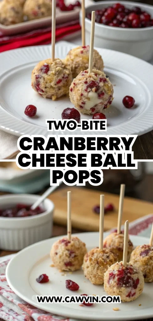 Two Bite Cranberry Cheese Ball Pops 1000x2100 1 - Easy Peasy Recipes
