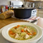 A delicious plate of Chicken Soup Recipe