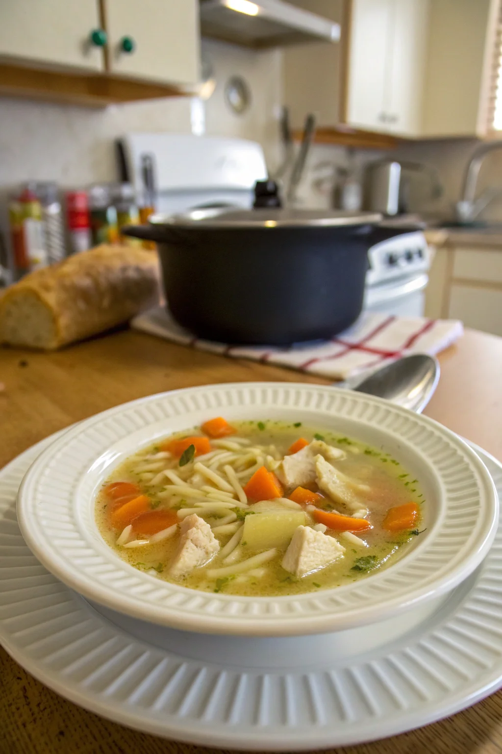 A delicious plate of Chicken Soup Recipe