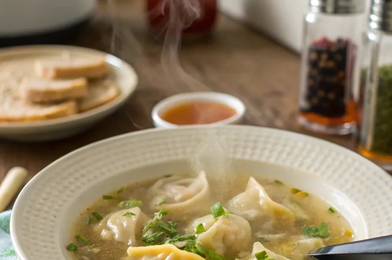 Comforting Potsticker Soup