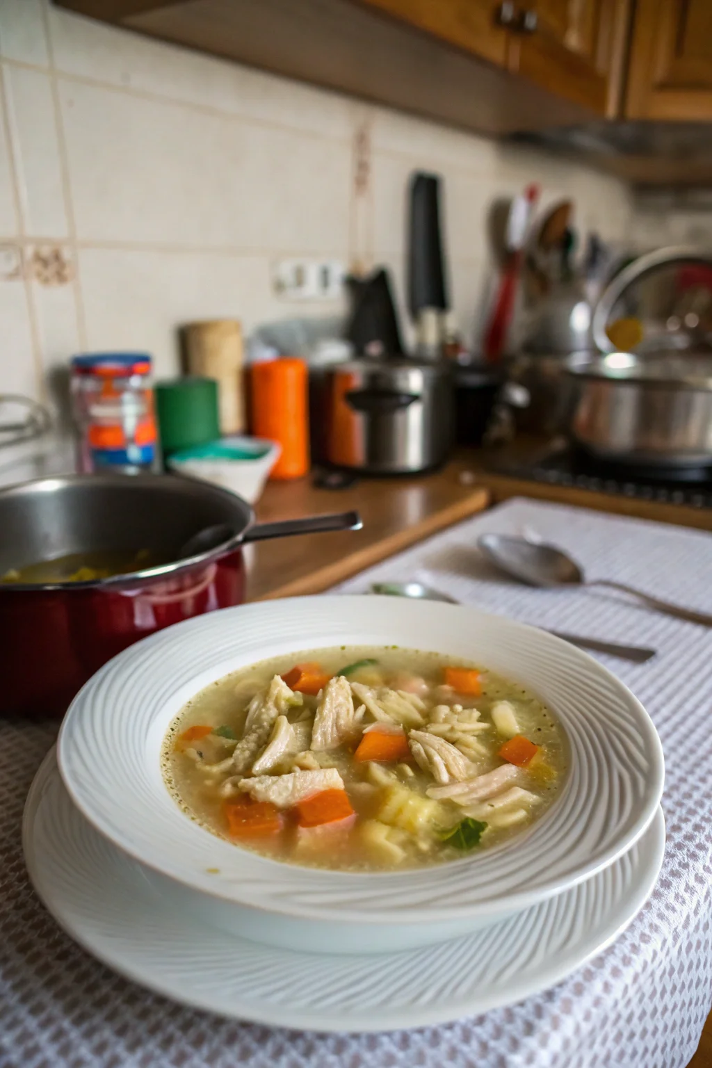 A delicious plate of Chicken Soup Recipe