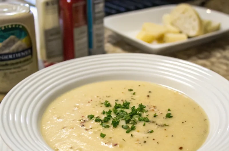 High-Protein Cream of Potato Soup