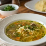 A delicious plate of Italian Penicillin Soup Recipe