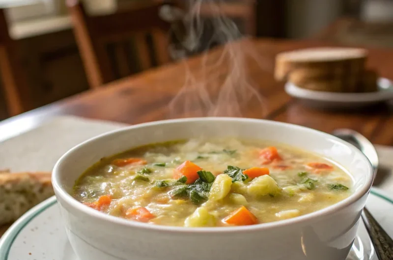 One Pot Creamy Vegetable Soup