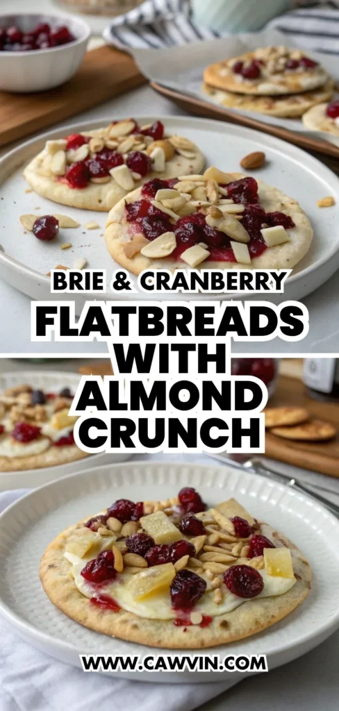 Brie Cranberry Flatbreads with Almond Crunch 1000x2100 1 - Easy Peasy Recipes