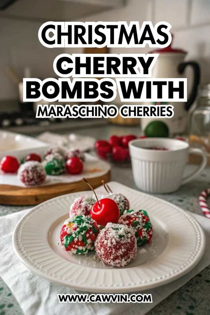 Christmas Cherry Bombs with Maraschino Cherries 1000x1500 1 - Easy Peasy Recipes