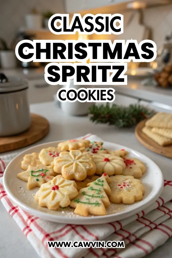 Classic Christmas Spritz Cookies 1000x1500 1 - Easy Peasy Recipes