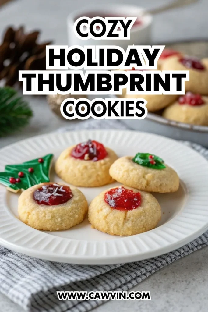 Cozy Holiday Thumbprint Cookies 1000x1500 1 - Easy Peasy Recipes