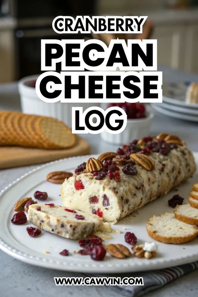 Cranberry Pecan Cheese Log 1000x1500 1 - Easy Peasy Recipes