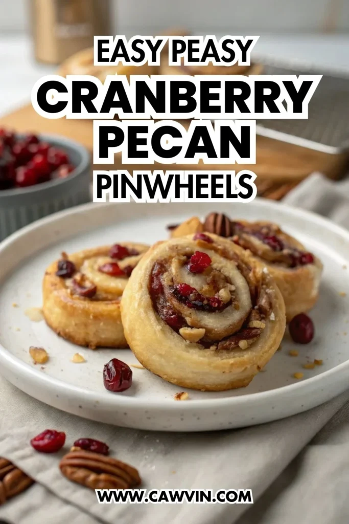 Cranberry-Pecan Pinwheels