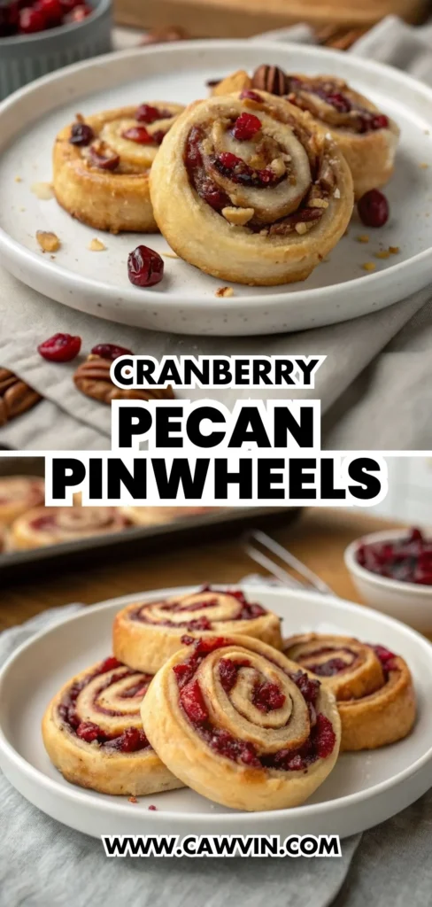 Cranberry-Pecan Pinwheels