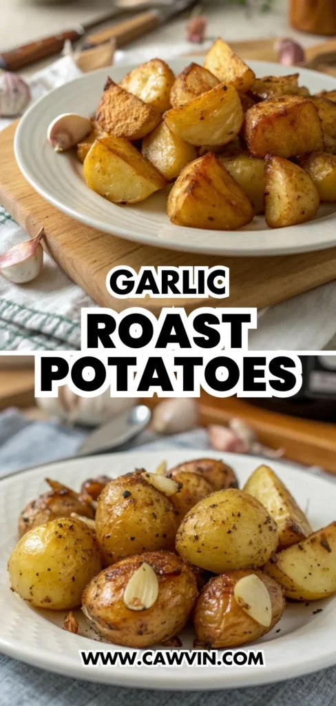 Garlic Roast Potatoes 1000x2100 1 - Easy Peasy Recipes
