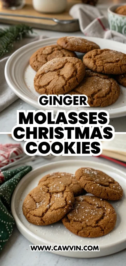 Ginger Molasses Christmas Cookies 1000x2100 1 - Easy Peasy Recipes