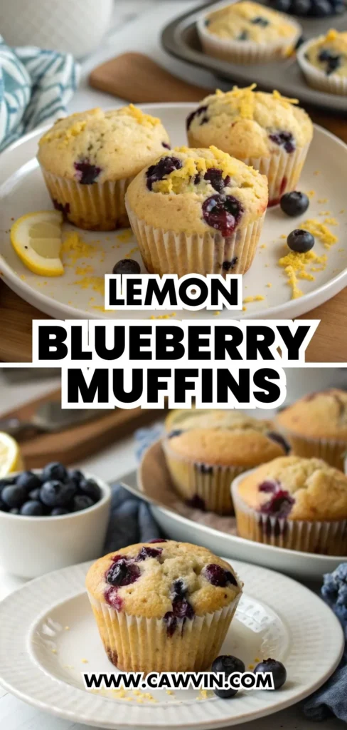 Lemon Blueberry Muffins 1000x2100 1 - Easy Peasy Recipes