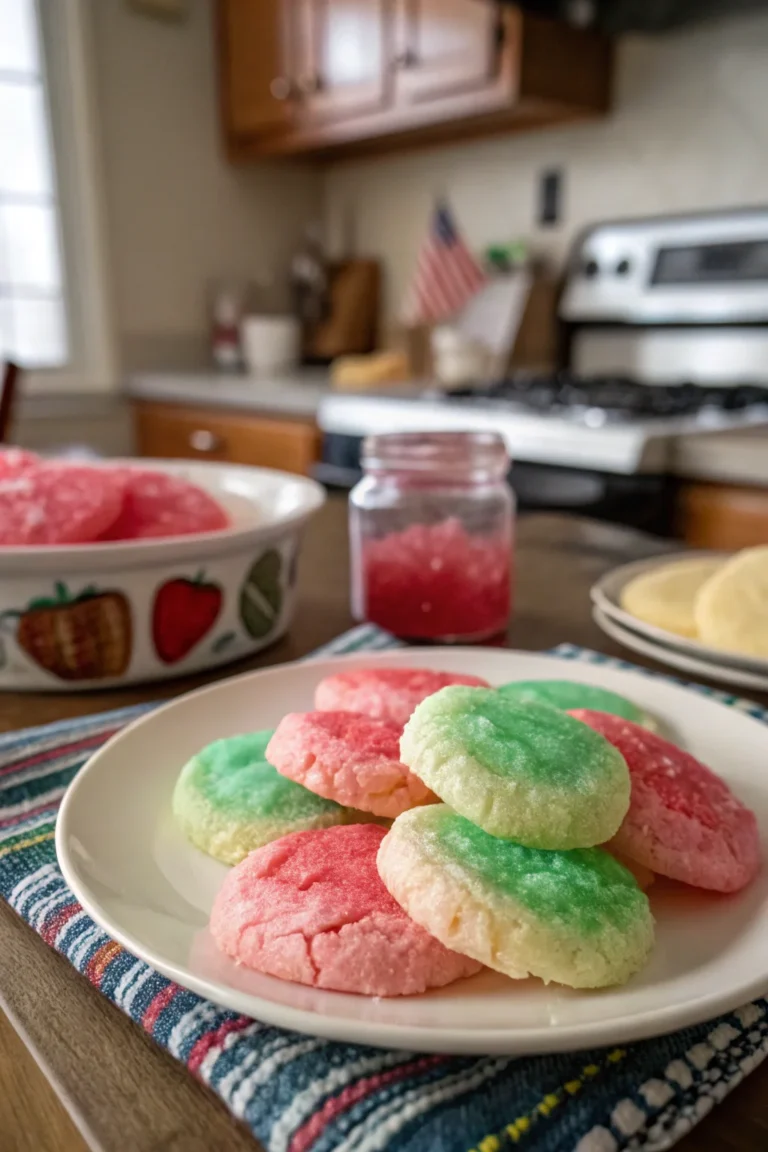 A delicious plate of Jello Cookies