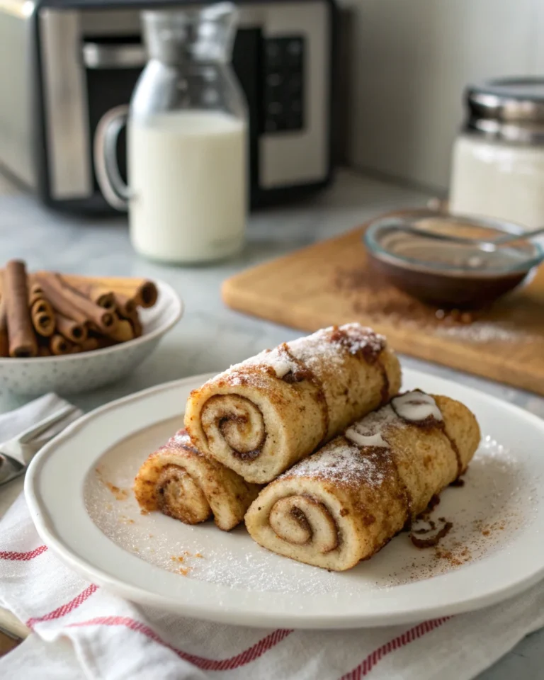 Cinnamon Roll French Toast Roll-Ups Recipe