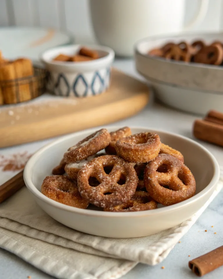 Cinnamon Sugar Pretzel Bites Recipe