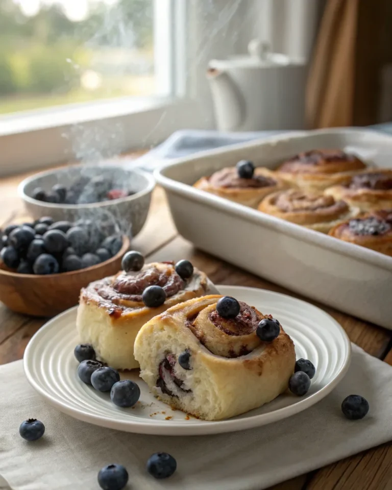 Blueberry Cinnamon Rolls Recipe