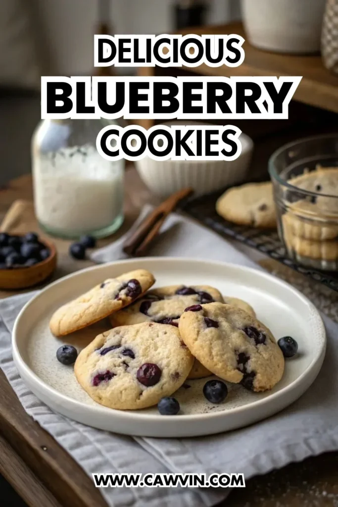 Blueberry Cookies - Easy Peasy Recipes