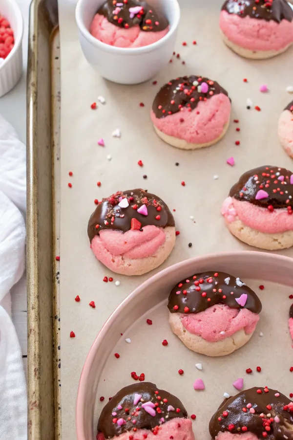 Chocolate Covered Strawberry Cookies 1 - Easy Peasy Recipes