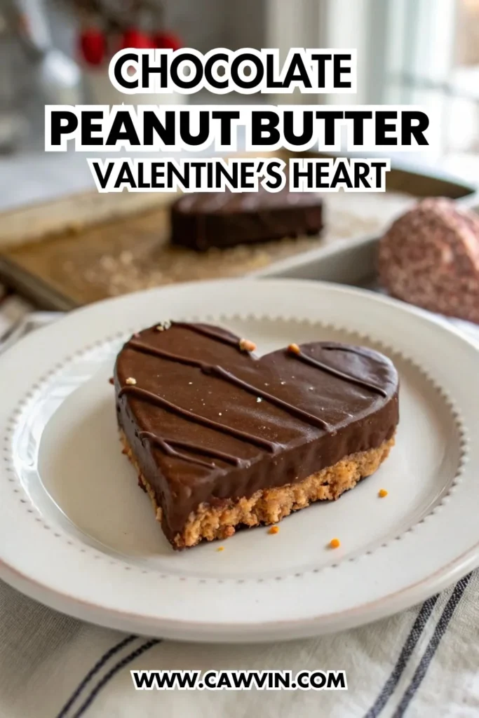 Chocolate Peanut Butter Valentines Heart 1000x1500 1 - Easy Peasy Recipes
