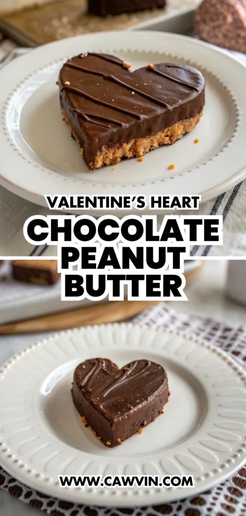 Chocolate Peanut Butter Valentines Heart 1000x2100 1 - Easy Peasy Recipes