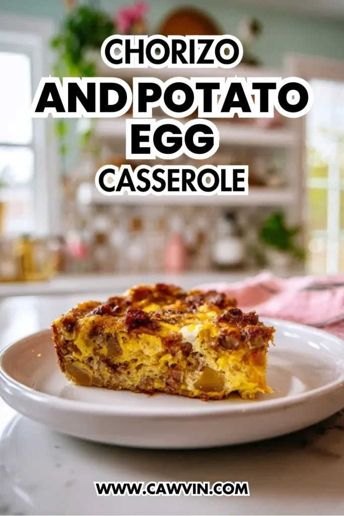 Chorizo and Potato Egg Casserole - Easy Peasy Recipes