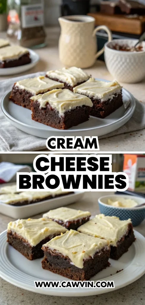 Cream Cheese Brownies 2 - Easy Peasy Recipes