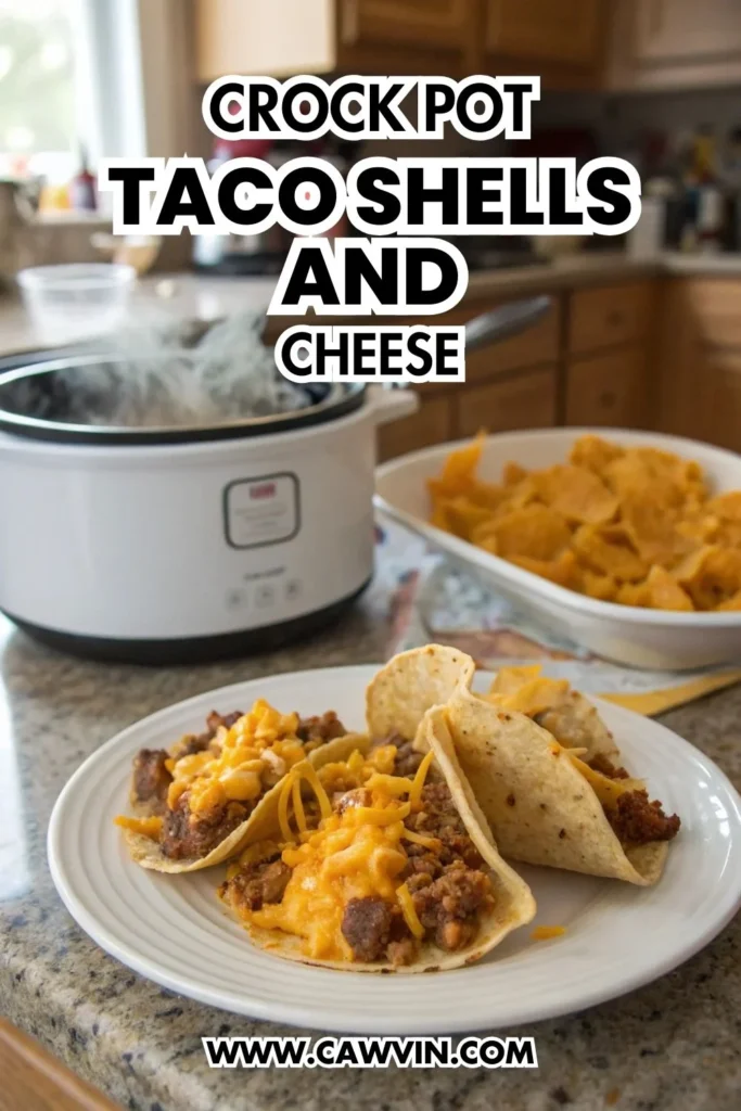 Crock Pot Taco Shells and Cheese 1000x1500 1 - Easy Peasy Recipes