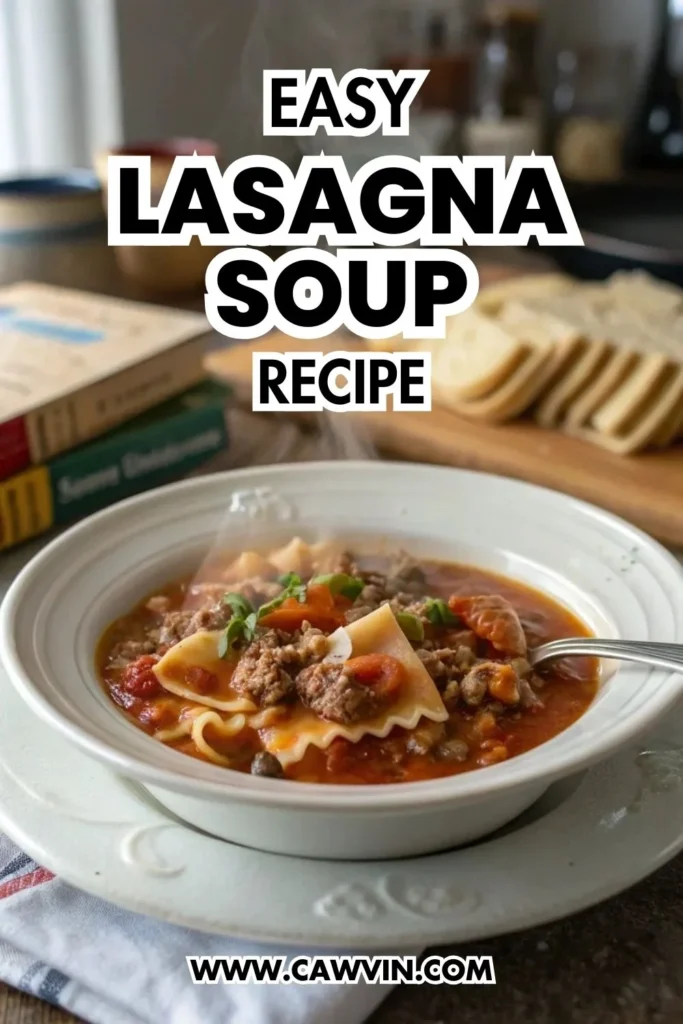 Easy Lasagna Soup Recipe - Easy Peasy Recipes