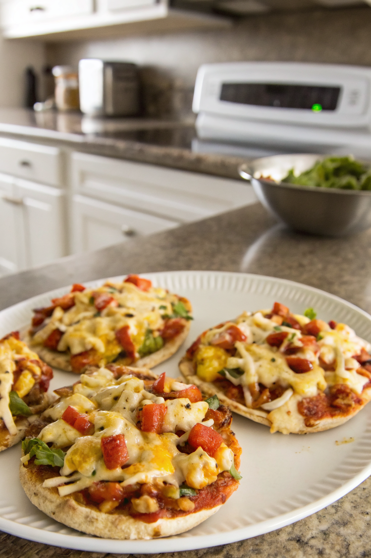 English Muffin Breakfast Pizzas