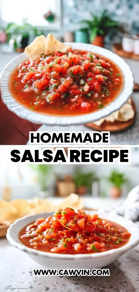Homemade Salsa Recipe 2 - Easy Peasy Recipes