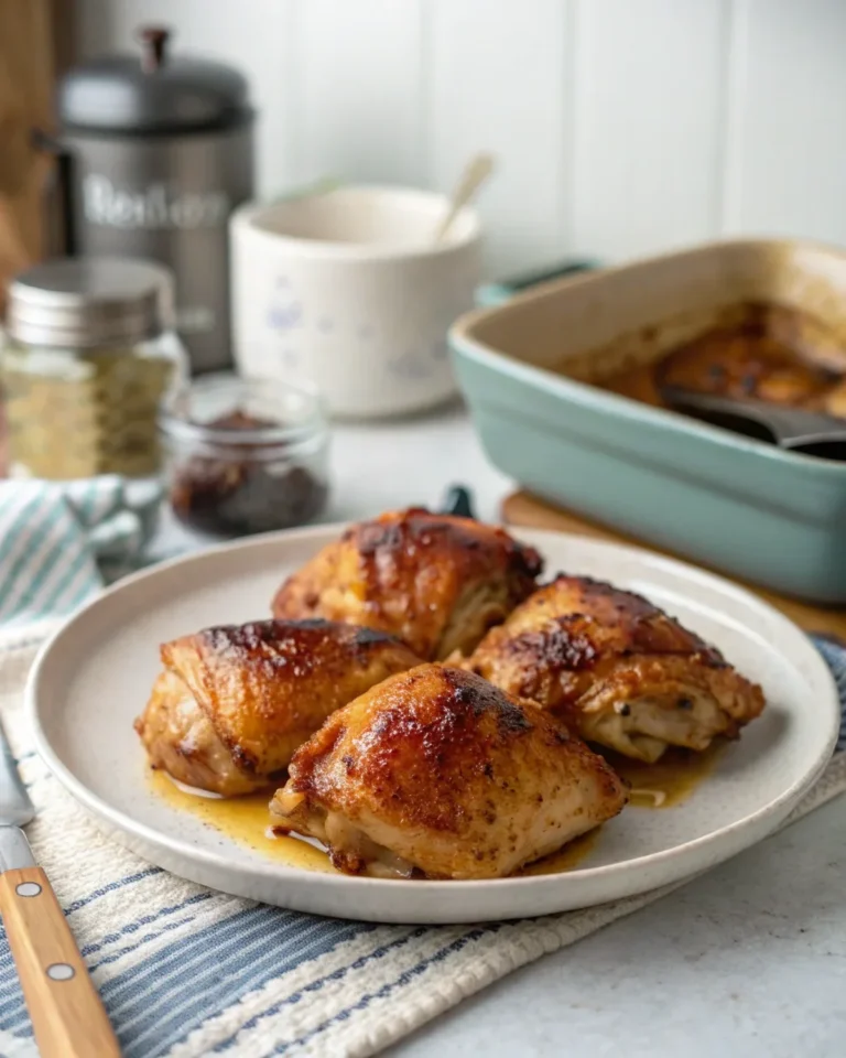 Oven Baked Chicken Thighs Recipe