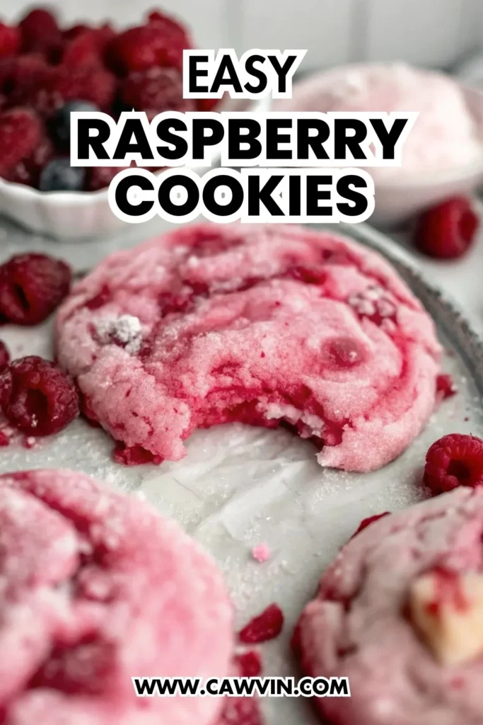 Raspberry Cookies 1000x1500 1 - Easy Peasy Recipes