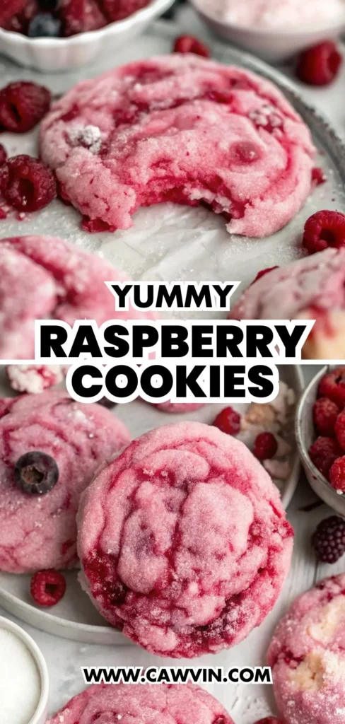 Raspberry Cookies 1000x2100 1 - Easy Peasy Recipes
