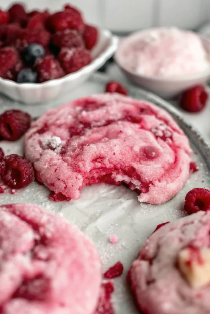 Raspberry Cookies - Easy Peasy Recipes