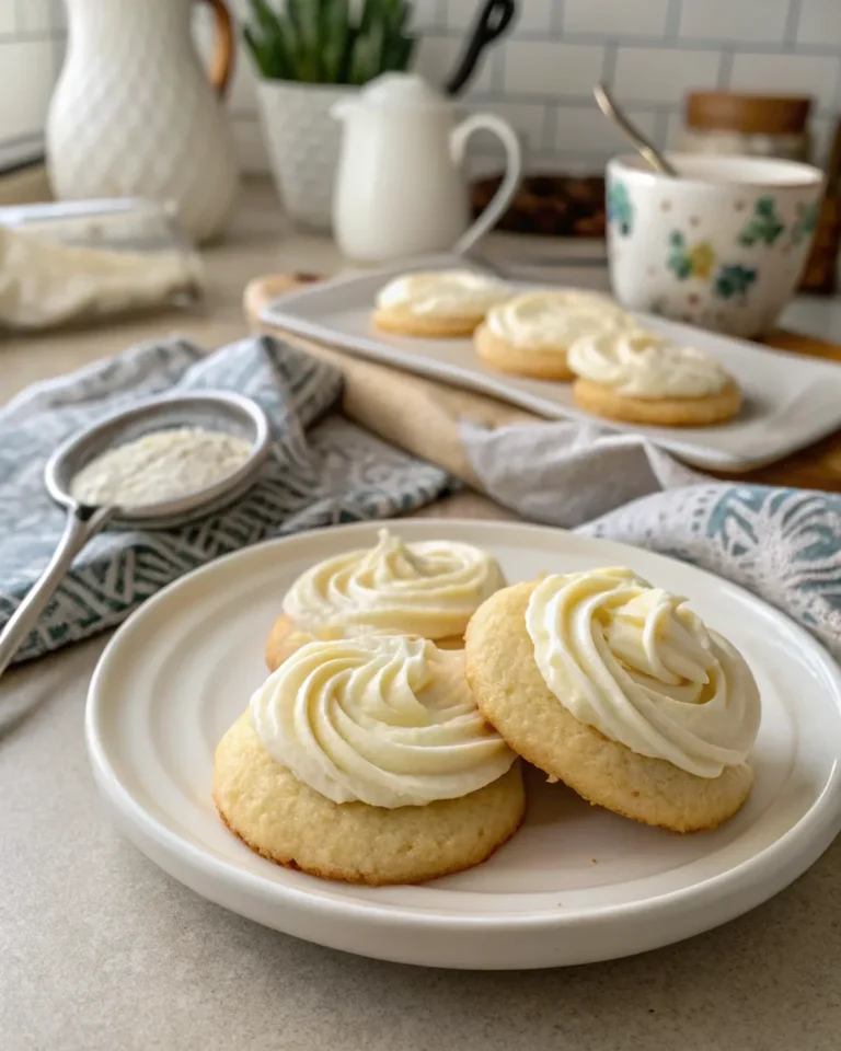Sour Cream Sugar Cookies with Cream Cheese Frosting Recipe