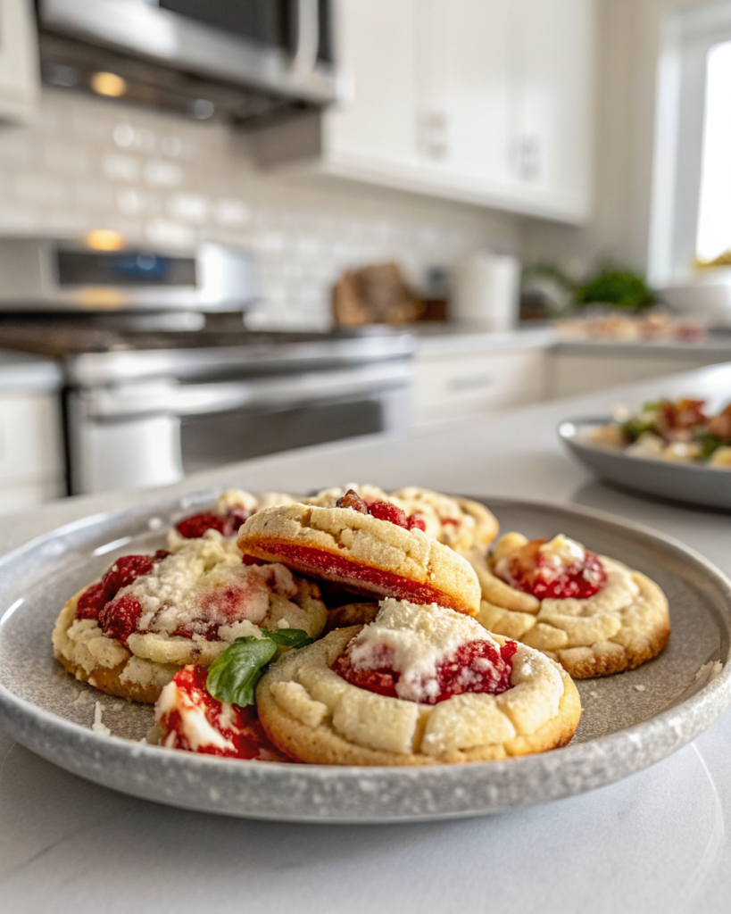 Strawberry Cheesecake Stuffed Cookies - Easy Peasy Recipes