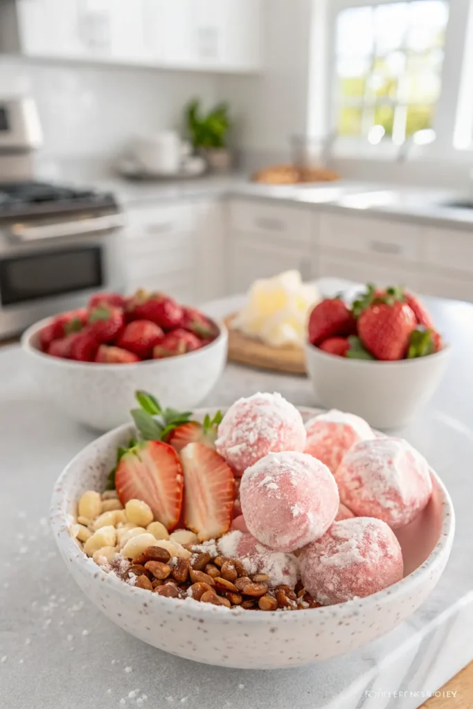 Strawberry Truffles - Easy Peasy Recipes