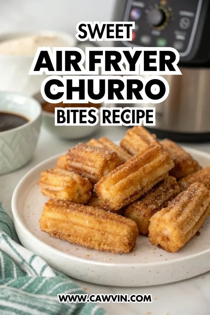 Sweet Air Fryer Churro Bites Recipe - Easy Peasy Recipes