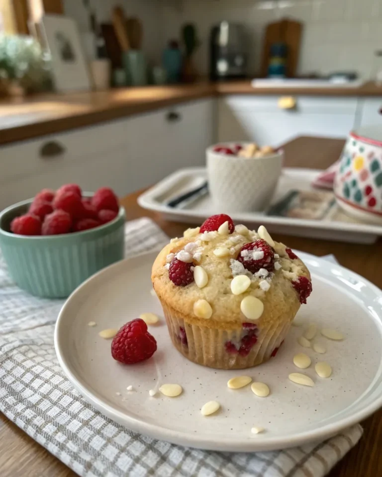 White Chocolate Raspberry Muffins Recipe
