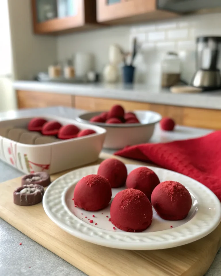 Valentine’s Day Red Velvet Truffles Recipe
