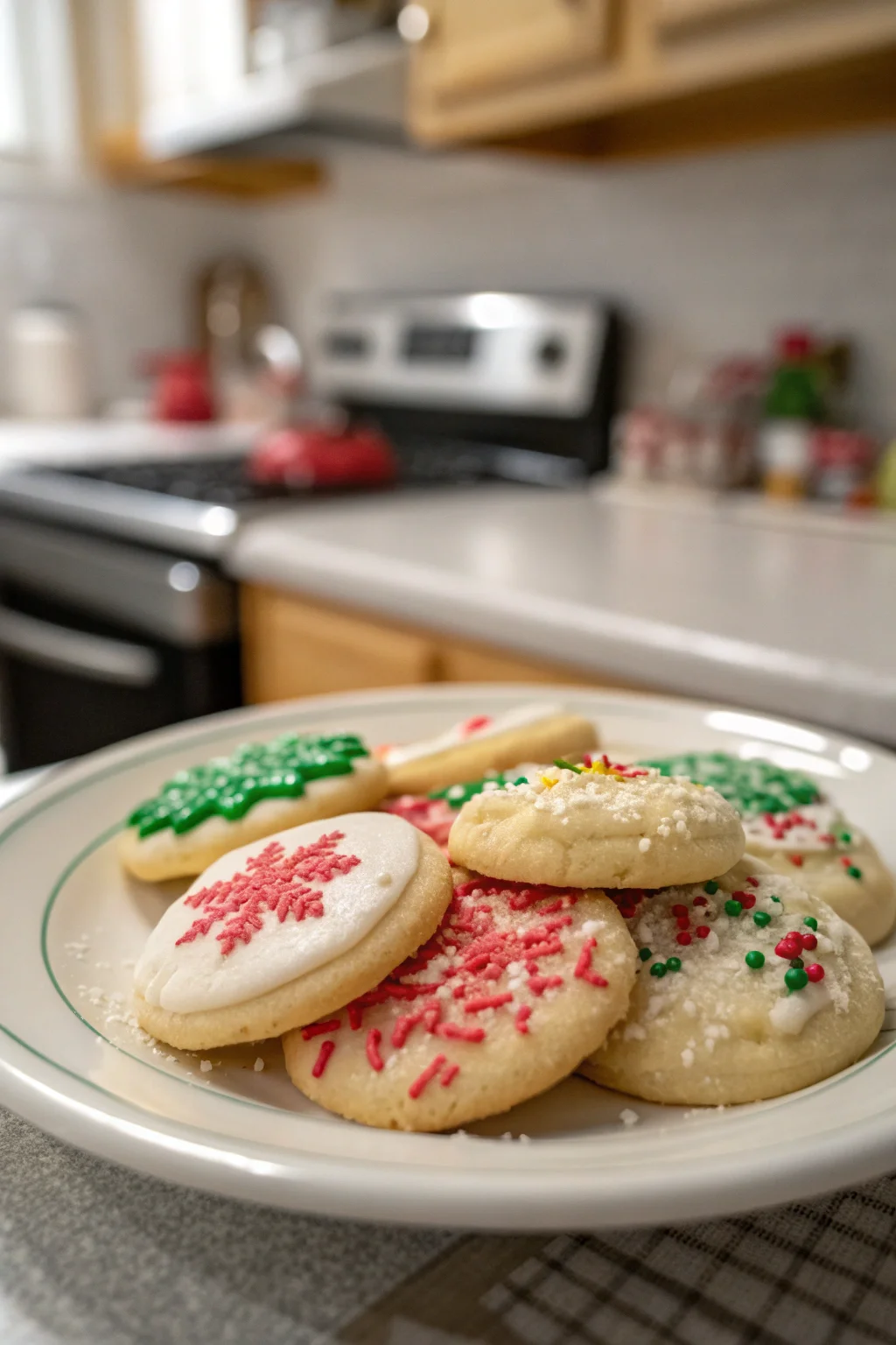 A delicious plate of Best Soft Christmas Cookies