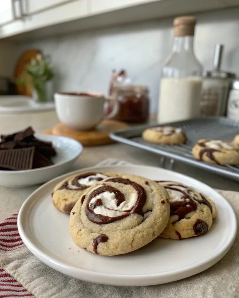 Chocolate Marshmallow Swirl Cookies Recipe