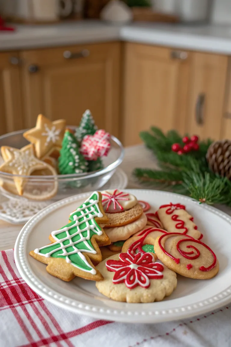 A delicious plate of Twisted Christmas Cookies