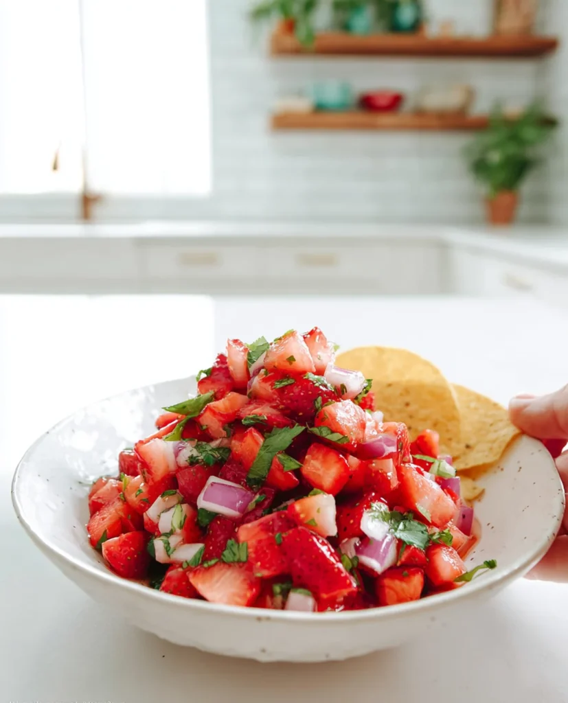 5-Ingredient Strawberry Salsa Recipe