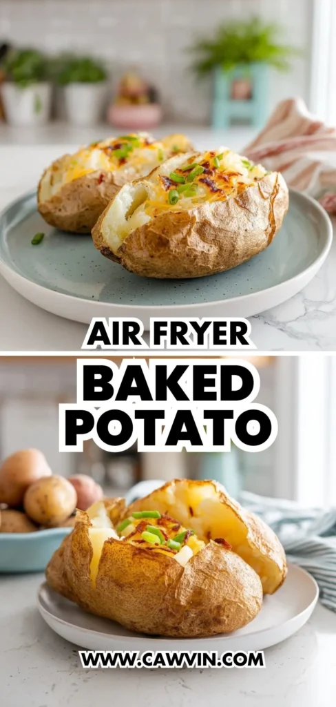 Air Fryer Baked Potato 2 - Easy Peasy Recipes