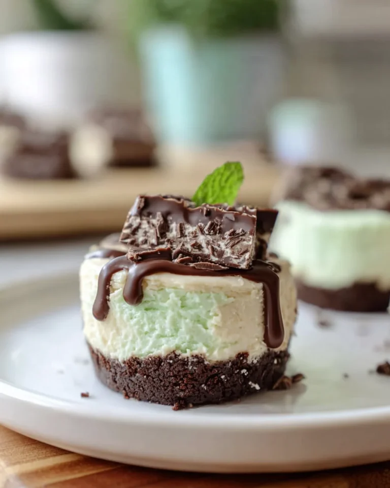 Andes Mint Mini Cheesecakes Recipe