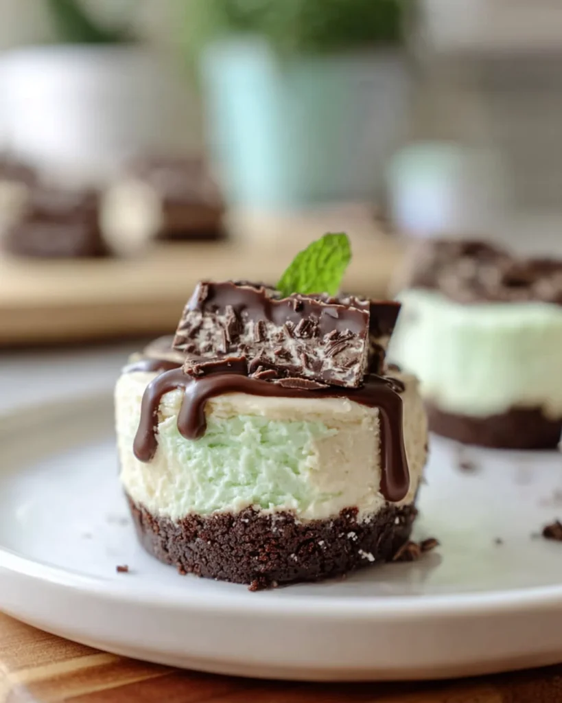 Andes Mint Mini Cheesecakes Recipe